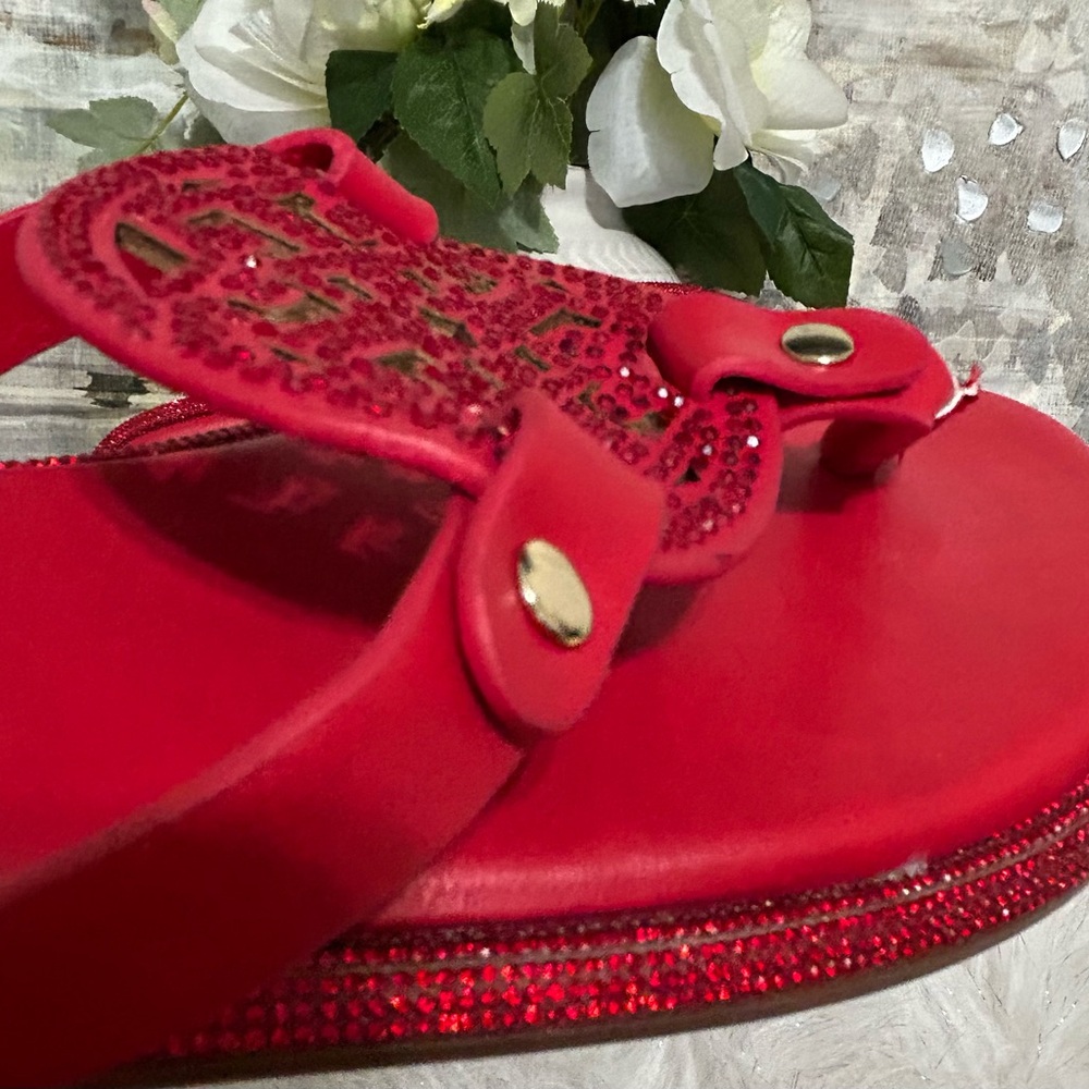 NEW C. Est 1946 Women's Fashion Sandals - Red, Size 11 - Picture 3 of 4